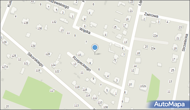 Ostrów Mazowiecka, Wąska, 5, mapa Ostrów Mazowiecka