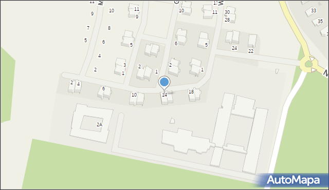 Otrębusy, Waniliowa, 14, mapa Otrębusy