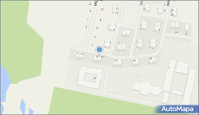 Otrębusy, Waniliowa, 8, mapa Otrębusy