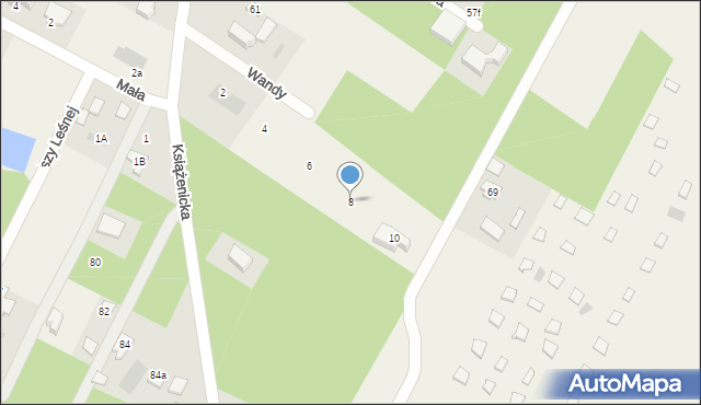 Owczarnia, Wandy, 8, mapa Owczarnia