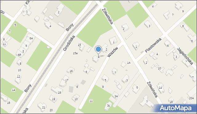 Owczarnia, Wazów, 4, mapa Owczarnia