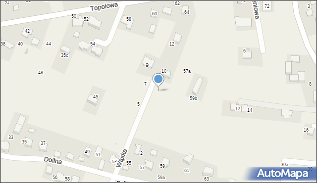 Owczary, Wąska, 8, mapa Owczary