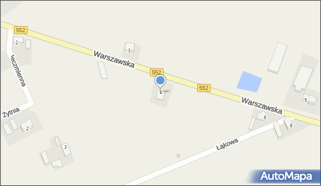 Papowo Toruńskie, Warszawska, 4, mapa Papowo Toruńskie