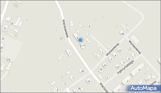 Pasym, Warszawska, 2, mapa Pasym