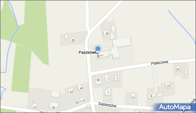 Paszkówka, Wadowicka, 38, mapa Paszkówka