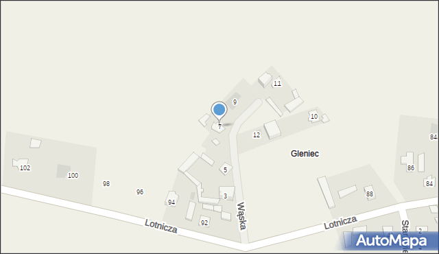 Piastów, Wąska, 7, mapa Piastów