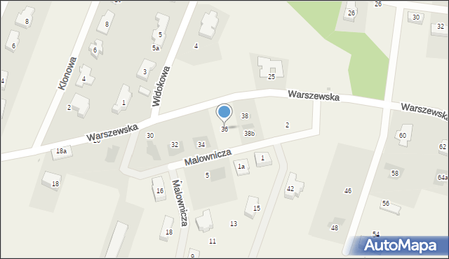 Pilchowo, Warszewska, 36, mapa Pilchowo