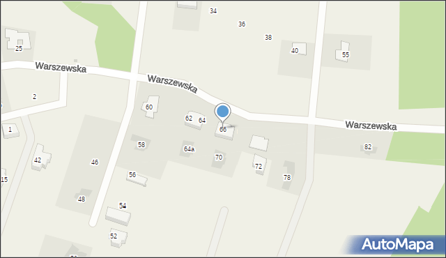 Pilchowo, Warszewska, 66, mapa Pilchowo