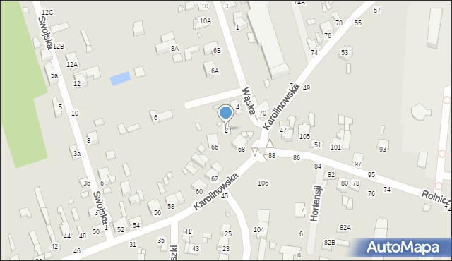 Piotrków Trybunalski, Wąska, 2, mapa Piotrków Trybunalski