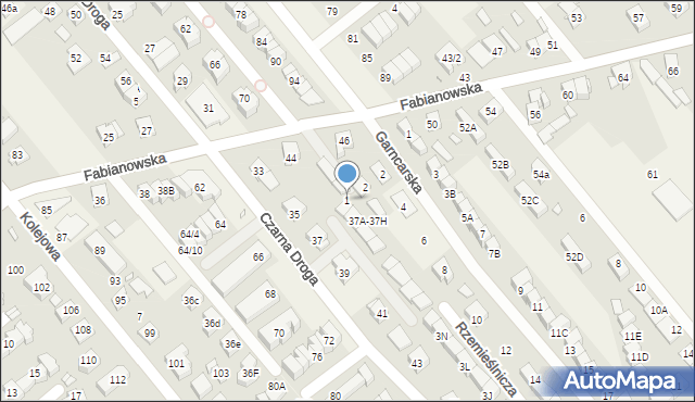 Plewiska, Wąska, 1, mapa Plewiska