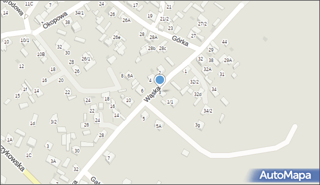 Płock, Wąska, 3, mapa Płock