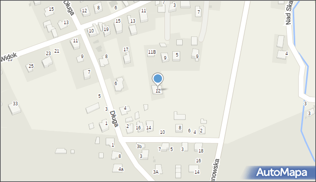 Podolsze, Wąska, 12, mapa Podolsze