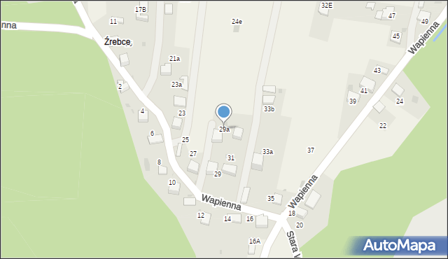 Pogorzyce, Wapienna, 29a, mapa Pogorzyce