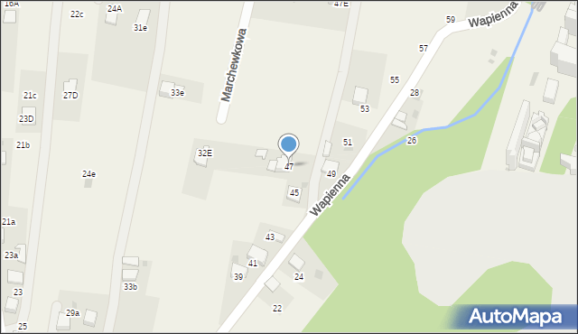 Pogorzyce, Wapienna, 47, mapa Pogorzyce