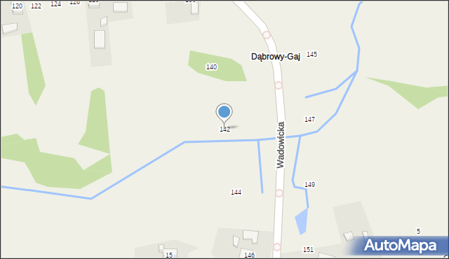 Poręba Wielka, Wadowicka, 142, mapa Poręba Wielka