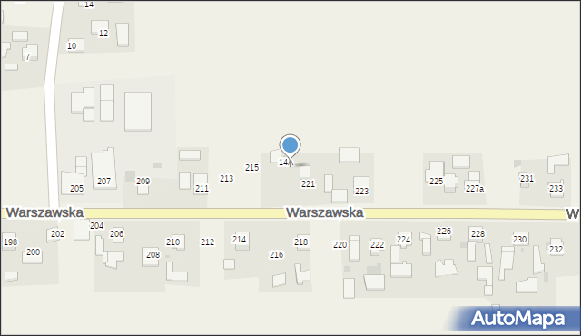 Poskwitów, Warszawska, 219, mapa Poskwitów