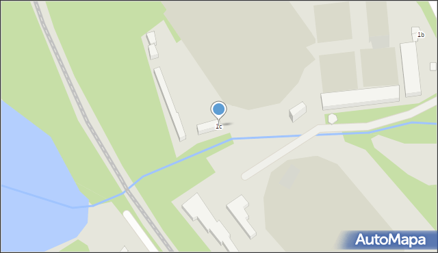 Poznań, Warmińska, 1c, mapa Poznania