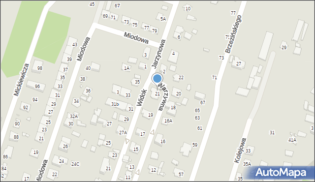 Pruszków, Warzywna, 23, mapa Pruszków