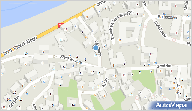 Przemyśl, Waygarta Walerego, 10, mapa Przemyśla