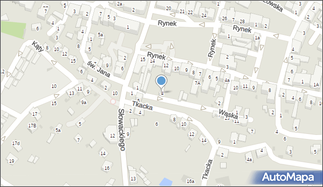 Przeworsk, Wąska, 4, mapa Przeworsk