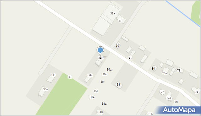 Przypki, Warszawska, 34D, mapa Przypki