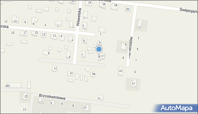 Przyprostynia, Wawelska, 9, mapa Przyprostynia