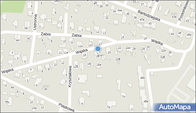 Pułtusk, Wąska, 18, mapa Pułtusk