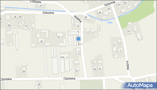 Radawie, Wąska, 5, mapa Radawie