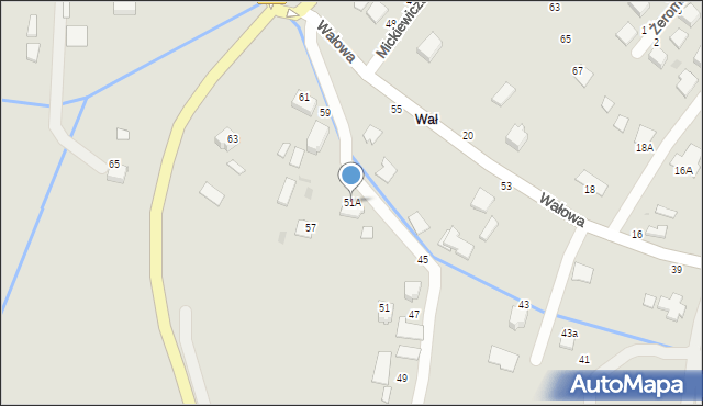 Radomyśl Wielki, Wałowa, 51A, mapa Radomyśl Wielki