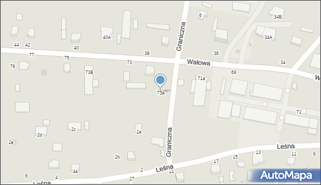 Radomyśl Wielki, Wałowa, 73a, mapa Radomyśl Wielki