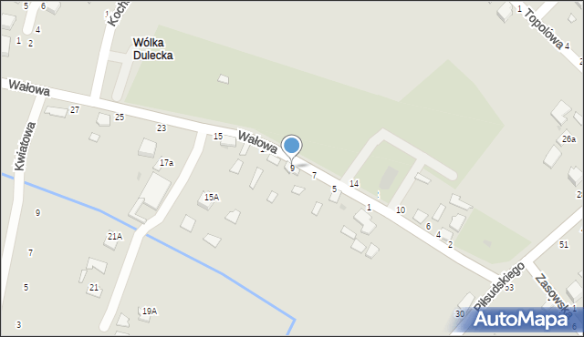 Radomyśl Wielki, Wałowa, 9, mapa Radomyśl Wielki