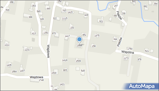 Radziechowy, Wajdowa, 1699, mapa Radziechowy