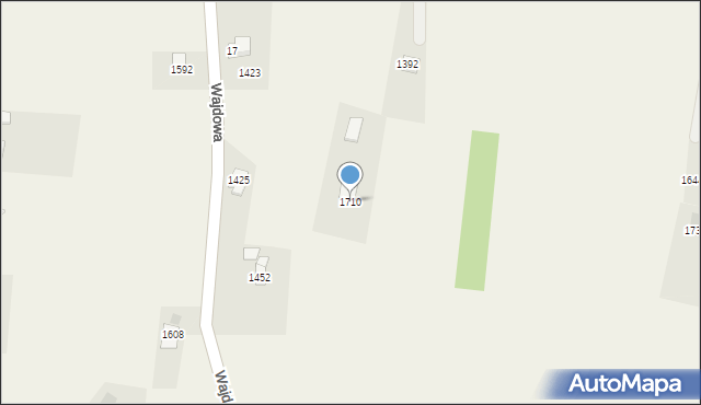 Radziechowy, Wajdowa, 1710, mapa Radziechowy