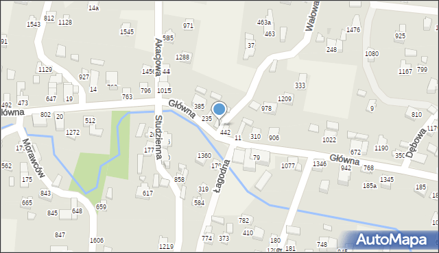 Radziechowy, Wałowa, 12, mapa Radziechowy