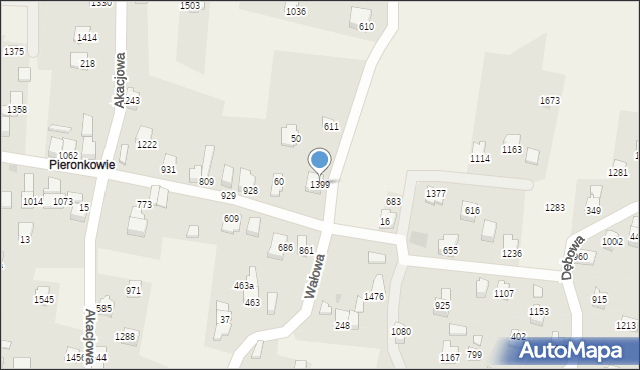 Radziechowy, Wałowa, 1399, mapa Radziechowy