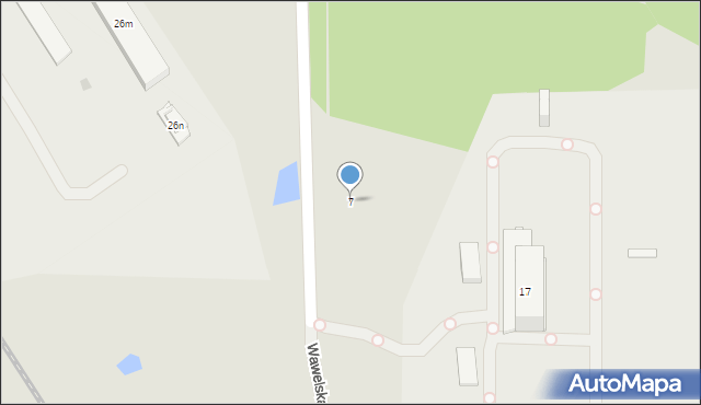 Radzionków, Wawelska, 7, mapa Radzionków