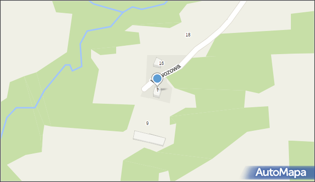 Radziszów, Wąwozowa, 7, mapa Radziszów