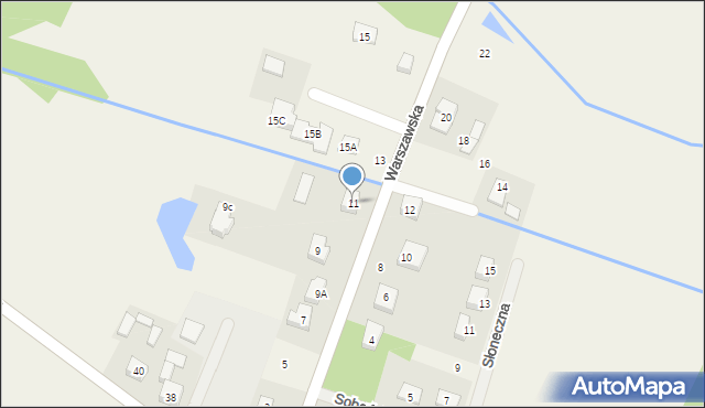 Radziwiłłów, Warszawska, 11, mapa Radziwiłłów