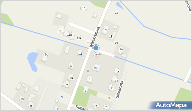 Radziwiłłów, Warszawska, 12, mapa Radziwiłłów