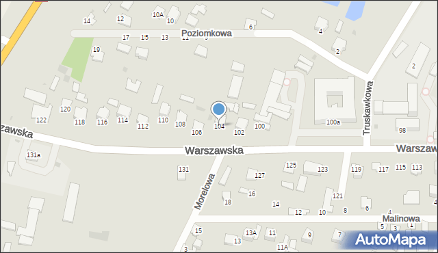 Radzyń Podlaski, Warszawska, 104, mapa Radzyń Podlaski
