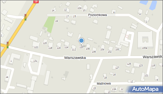 Radzyń Podlaski, Warszawska, 110, mapa Radzyń Podlaski
