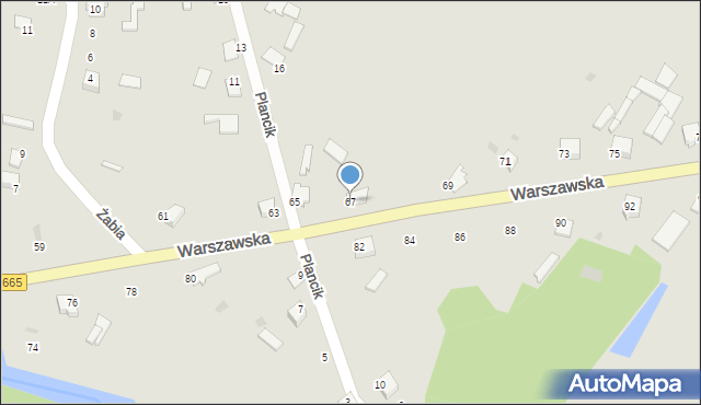 Rajgród, Warszawska, 67, mapa Rajgród