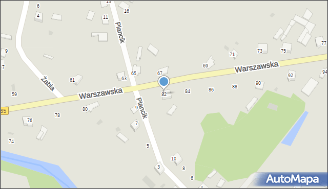 Rajgród, Warszawska, 82, mapa Rajgród