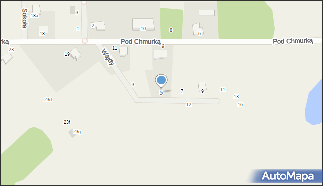 Rębiechowo, Wajdy Andrzeja, 5, mapa Rębiechowo