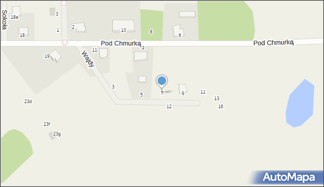 Rębiechowo, Wajdy Andrzeja, 7, mapa Rębiechowo