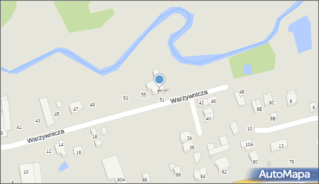 Reda, Warzywnicza, 57, mapa Reda