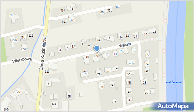 Rembelszczyzna, Wąska, 9, mapa Rembelszczyzna