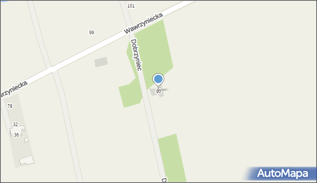 Rudzienko, Wawrzyniecka, 90, mapa Rudzienko