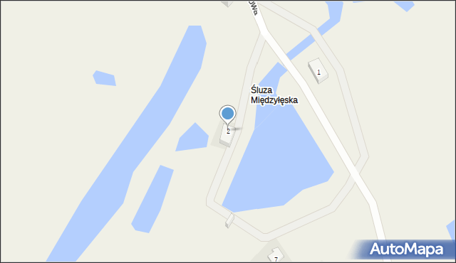 Rybaki, Wałowa, 2, mapa Rybaki