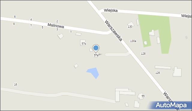 Ryki, Warszawska, 57a, mapa Ryki